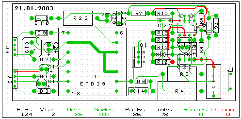 PCB Sursa auxiliara pentru invertor de sudare