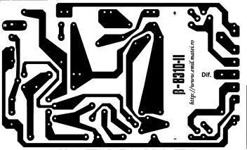 Click pentru marire PCB kit 8310 IPRS Baneasa - Amplificator 15W