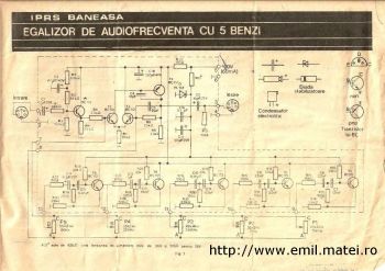 Click pentru marire Kit 8406 - Egalizator de audiofrecventa cu 5 benzi