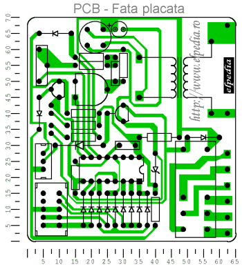 Click pentru marire schema Temporizator digital cu 4 domenii