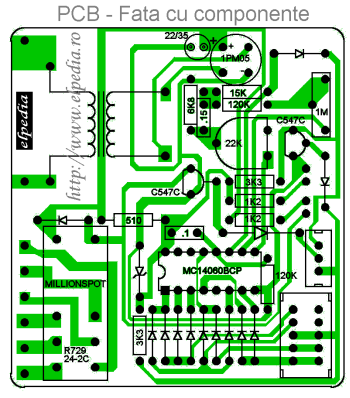 Click pentru marire schema Temporizator digital cu 4 domenii