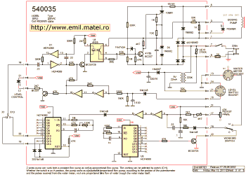 Click pentru marire Schema electrica Automatic dosing device