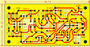 PCB Sursa de alimentare pentru Osciloscop E-0104