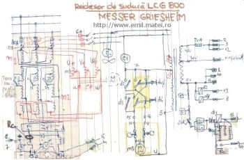 Click pentru marire schema electrica sursa de putere LCG 800