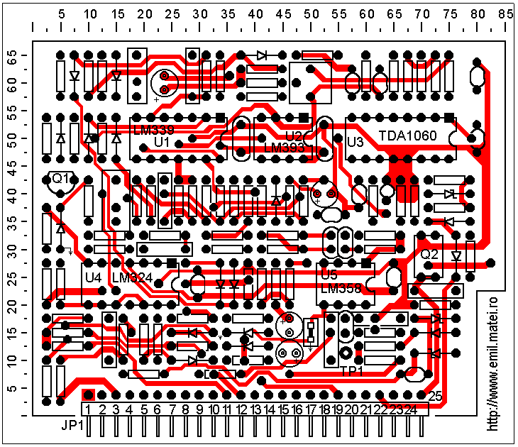 Lincoln Invertec V140-S Control PCB layer 1