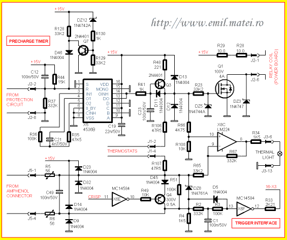 Schema Control Lincoln Invertec V250S (partial)