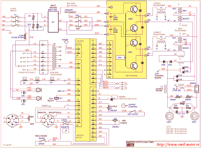 Wiring Diagram Lincoln Invertec V275-S