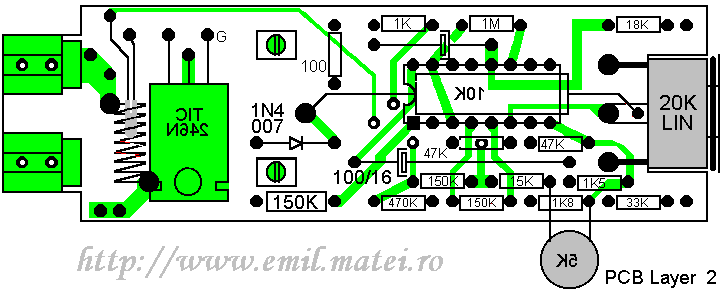 Hot air plastic welder - PCB Layer2