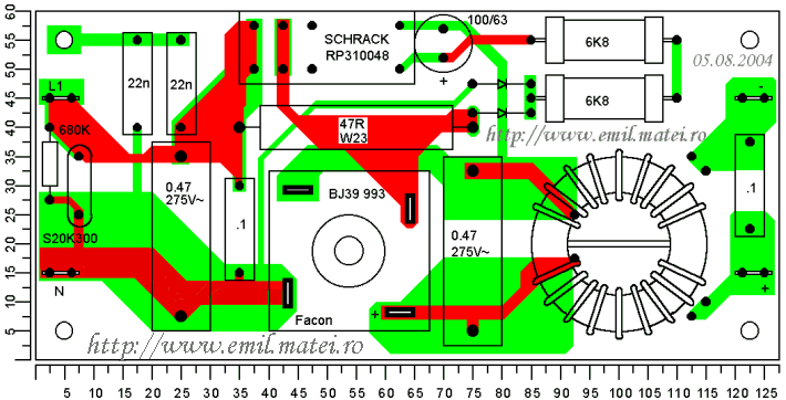 Soft Start Circuit PCB