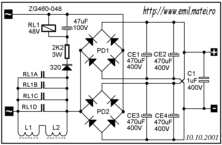 Soft Start Circuit Schematic