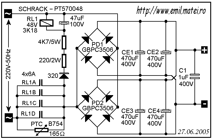 Soft Start Circuit Schematic