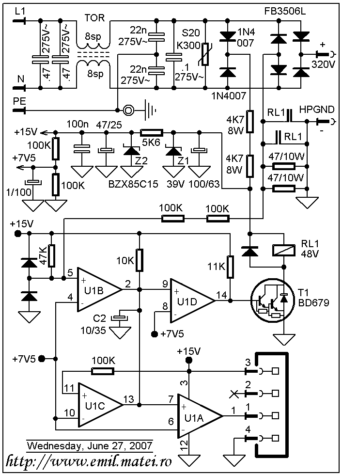 Soft Start Circuit Schematic