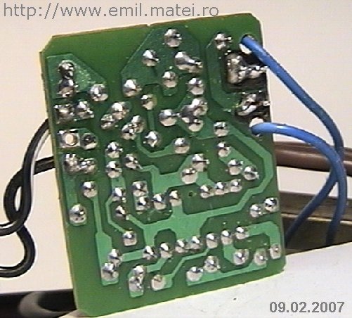 PCB Incarcator acumulator NiCd pentru bormasina (21.75V)