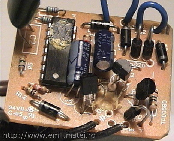 PCB Incarcator acumulator NiCd pentru bormasina (21.75V)