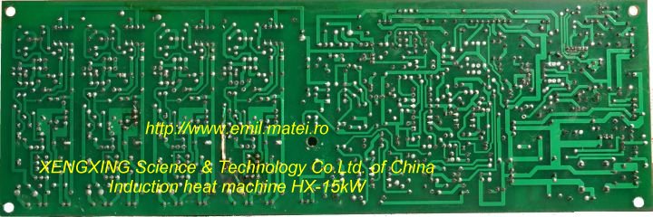 Control board - Induction heat machine HX-15KW