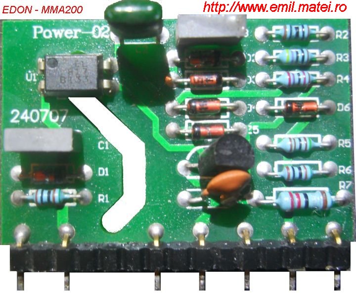 PCB Modul MT2 sursa auxiliara invertor de sudare EDON MMA 200