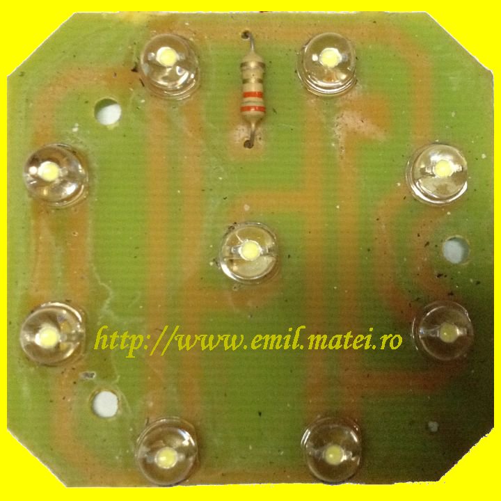 Lanterna - PCB 9 LED