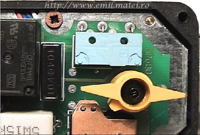 Detalii montaj componente PCB - Valve actuator MP 60