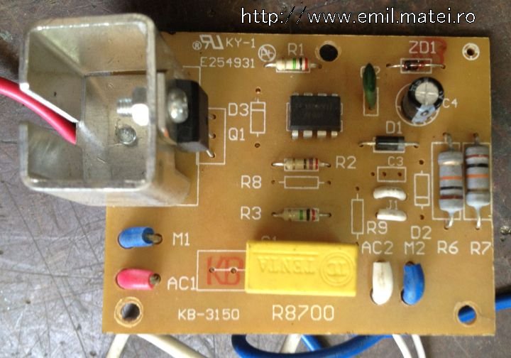 Foto PCB aspirator de praf (vacuum cleaner) tip  Singer VC2020