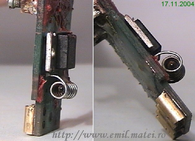 Hot air plastic welder - Thermistor detail