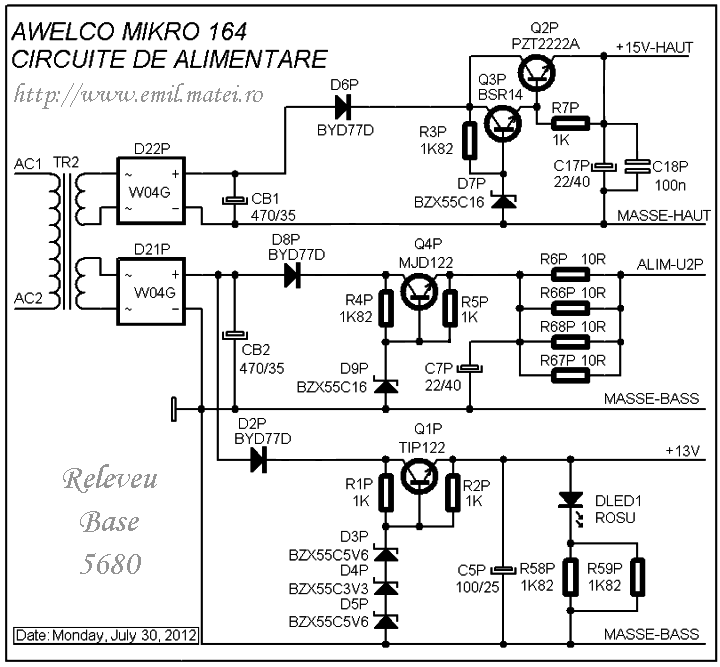 Схема awelco ondulix 140