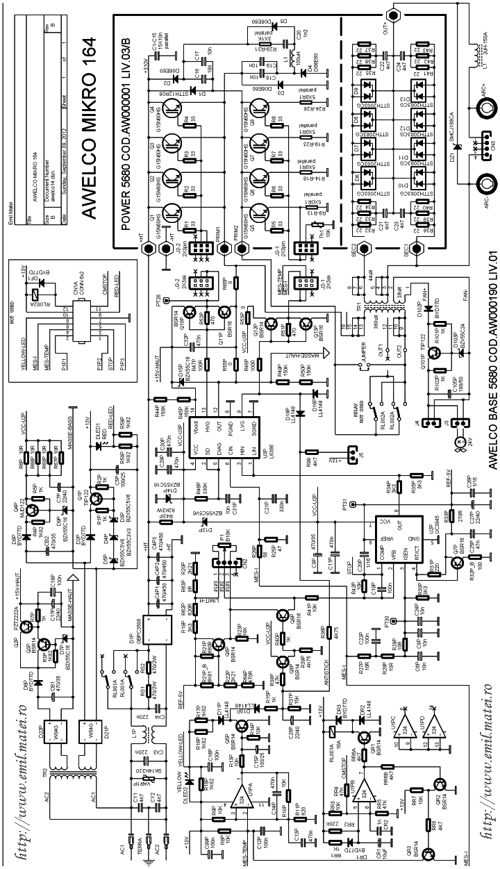 Awelco ondulix 161 схема