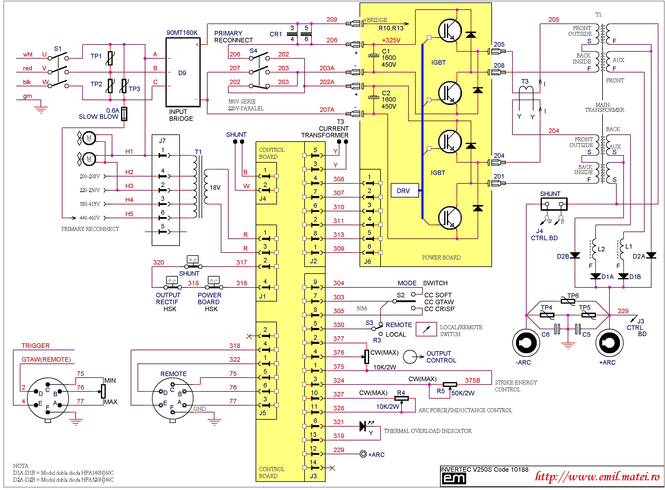 Arc 140 схема